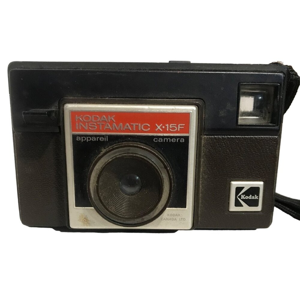 Kodak Instamatic X-15F Camera 126 Film Camera Made in USA Vintage